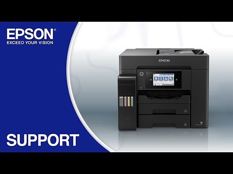 Epson EcoTank ET-5850U | Wireless Setup Using the Control Panel