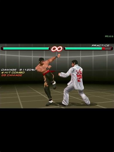Tekken 6 law 104 damage combo | PPSSPP Emulator |