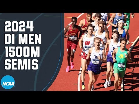 Men's 1500m semifinals at 2024 NCAA track and field championship