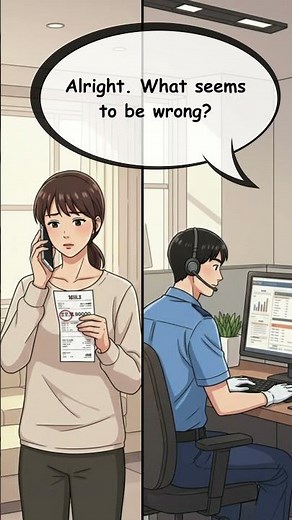 Calling About a Wrong Bill 📞 | Daily Use English #Shorts