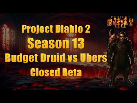 Project Diablo 2 Season 13 Closed Beta - Budget Druid Summoner vs Uber Tristram