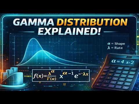 CS1 Gamma Distribution Explained from Scratch | Build Complete Understanding | Actuarial Science