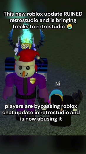 The new Roblox update is ruining Retrostudio games 😭