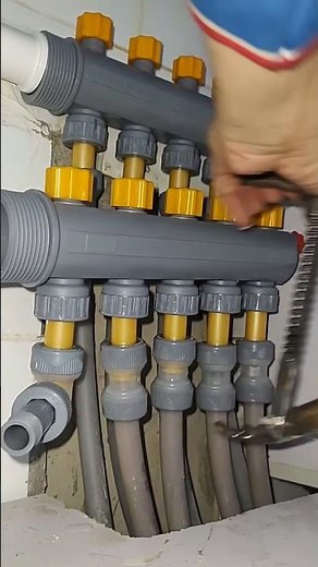 Heating pipe installation process- Good tools andmachinery make work easy