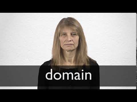 How to pronounce DOMAIN in British English