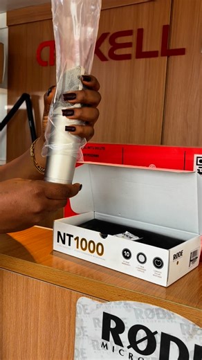 Auxell Musical Equipment on Instagram: "RODE NT1000 Large-diaphragm Studio Condenser Microphone 🔥 Available in store 🏬 The NT1000 is a versatile large-diaphragm condenser microphone designed to deliver exceptional results when recording both vocals and instruments. With ultra-low self-noise of just 6dBA and full frequency response, it is a workhorse studio microphone that offers stunning detail and clarity on everything from vocals to piano to drum overheads. Welcome to Auxellmus