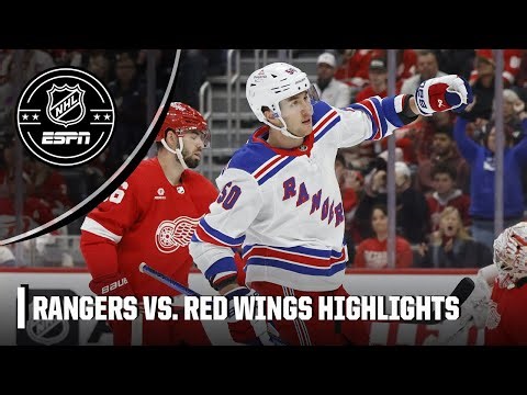 New York Rangers vs. Detroit Red Wings | Full Game Highlights | NHL on ESPN