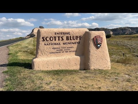 Scotts Bluff National Monument - Entrance Sign