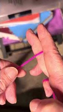 How I tension my yarn