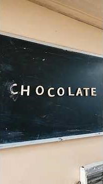 chocolate - English Vocabulary Learning #Shorts