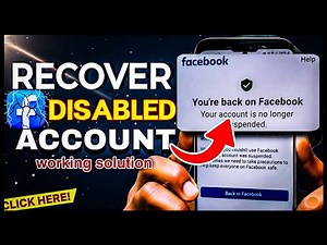 How to Recover Permanently Disabled Facebook Account (2025) | Disabled Facebook Account Recovery