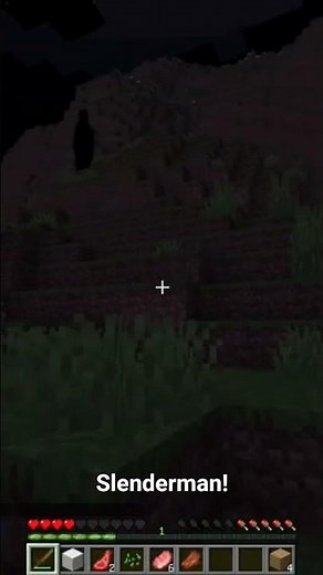 Slenderman... #minecraft #minecraftmemes #minecrafthorror #funny #thebrokenscript