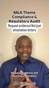 Ep#5 M&A Compliance & Regulatory Review/Audit