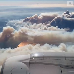 Plumes of smoke from the Dixie Fire rose to 35,000 feet above Northern California. The fire is 35% contained, according to officials. https://abcn.ws/3jsEiUg | ABC News