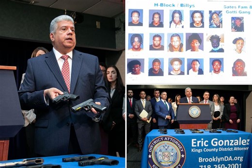 NYPD, DA bust two notorious Bloods-related Brooklyn gangs on murder, guns charges