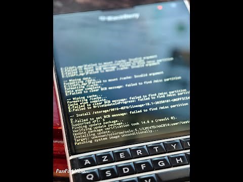 Conversion BlackBerry Passport. Android 11 on Passport.