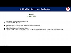 Unit -1 Introduction to Artificial Intelligence BCA final Year Notes