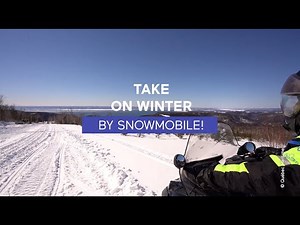 Take on Bas-Saint-Laurent and Gaspésie's winter by snowmobile!
