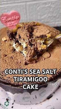 Conti’s Sea Salt Tiramigoo Cake - new Tiramisu break-it cake for Valentine’s Day