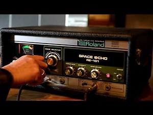 Roland SPACE ECHO RE-101 with ELECTRIC GUITAR