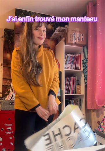 J’ai enfin trouvé mon manteau 😄 À cache-cache 🧡♥️❤️☀️ #haul #manteau #cachecache #