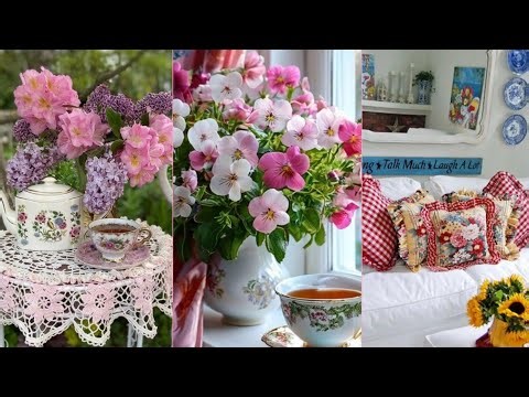 100+ Vintage Countryside Elegance: Shabby Chic HOME DECOR IDEAS💗🌷