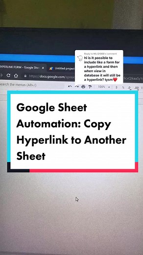 Google Sheet Automation Tutorial: Copy Hyperlinks Easily