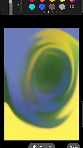 Mesmerizing Color Blend: Blue, Green & Yellow Fluid Motion | Liquid Abstract #shorts #gradient