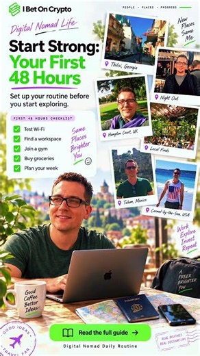 Digital Nomad Routine Checklist and Tips #digitalnomadlife