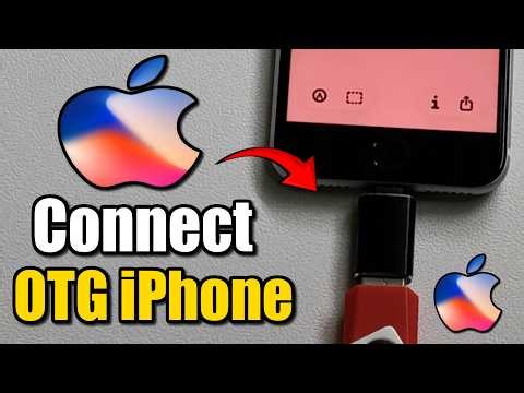 How to Connect OTG to iPhone & Transfer Files to USB - Quick Settings