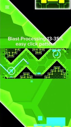 Easy click pattern for beginners to learn💯 Recommended for people that are bad at wave #gd #gaming