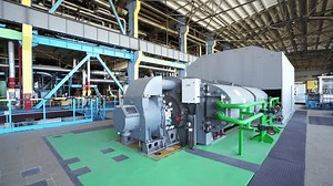 Engineering structure, thermal power station, view of pipes and turbines, energy conversion system, environmental issues, power generation system.