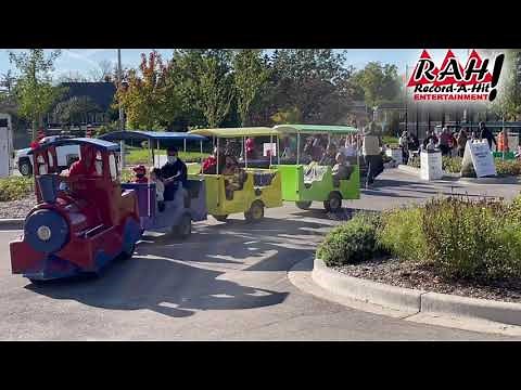 Rent our Trackless Train for your next party or event.