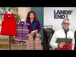 Lands' End Down Puffer Vest on QVC