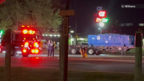 Flying J truck stop evacuated overnight after trailer carrying sulfur, carbon mix begins smoking