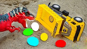 457K views · 6K reactions | Learn Colors With Dinosaurs Toys for Kids Construction Vehicles Toy for Children | Toy Car Videos | Facebook