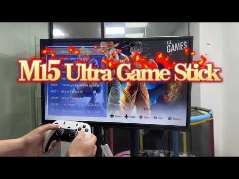128G Game Stick M15 4K Video TV Game Console @GuyShe.com Video Game 64G 40000+/50000+ Games