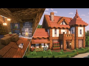 Minecraft Survival Starter House Interior