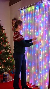 ✨Light up your holidays with LED curtain string lights!  They fill any room with warm, cozy vibes ✨, turning your home into a festive wonderland. | Singularf | Facebook