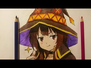 How To Draw Megumin From Konosuba