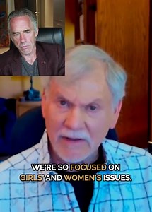 "We're so focused on girls' and women's issues. Why are we not even seeing the boys and men's issues... Boys are falling behind girls in almost every single academic subject, including reading and writing, which are the two biggest predictors of success and failure." A preview of my next podcast with Warren Farrell, Ph.D. Live Monday at 12pm EST. Recorded 05/07/2021. | Dr Jordan B Peterson