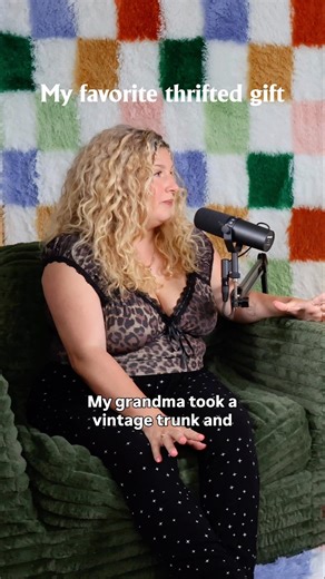 When thrifting look the for vintage clothes nobody wears anymore- for your kids to play dress up in