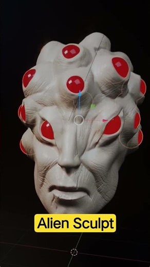 Alien Sculpt in Zbrush #zbrushsculpt #zbrush #blender3d