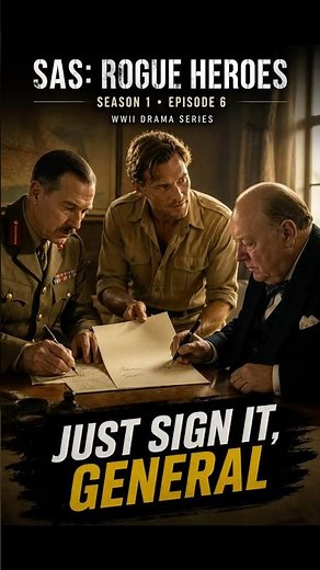 Just Sign It, General | SAS: Rogue Heroes S1E6 “Episode #1.6” #shorts #movie