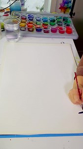 10K views · 148 reactions | giant chevron #watercolors #watercolorpainting #patternpainting | Josie Lewis Art | Facebook