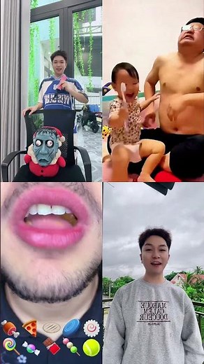 Hilarious Baby Prank & Candy Mouth Magic! 🍼🍭✨