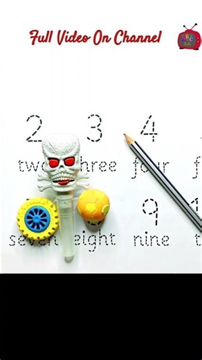 How to Write Number 1 ✏️🔢 | Spooky Toy Intro 👻 | Kids Learning | Full Video on Channel