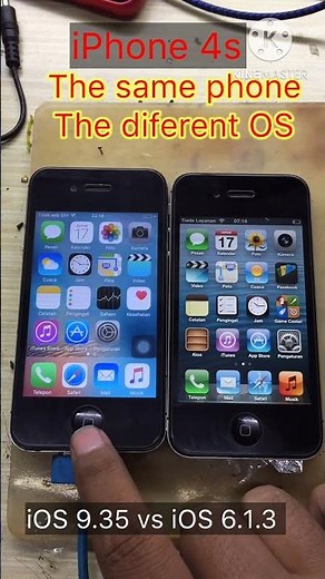 IPHONE 4S IOS 9 VS IOS 6