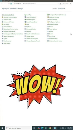 ✅ Open Control Panel 🔥 | Run Command Trick #shorts #windows #computereducation #reels