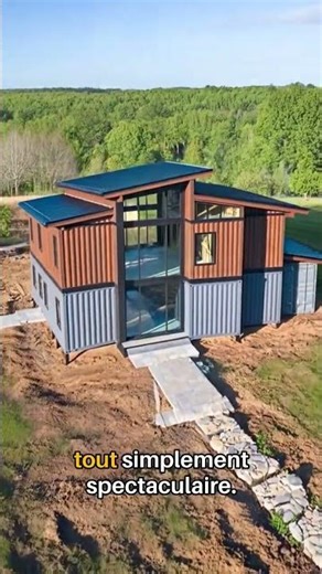 Une maison de luxe en conteneurs incroyable (AI)